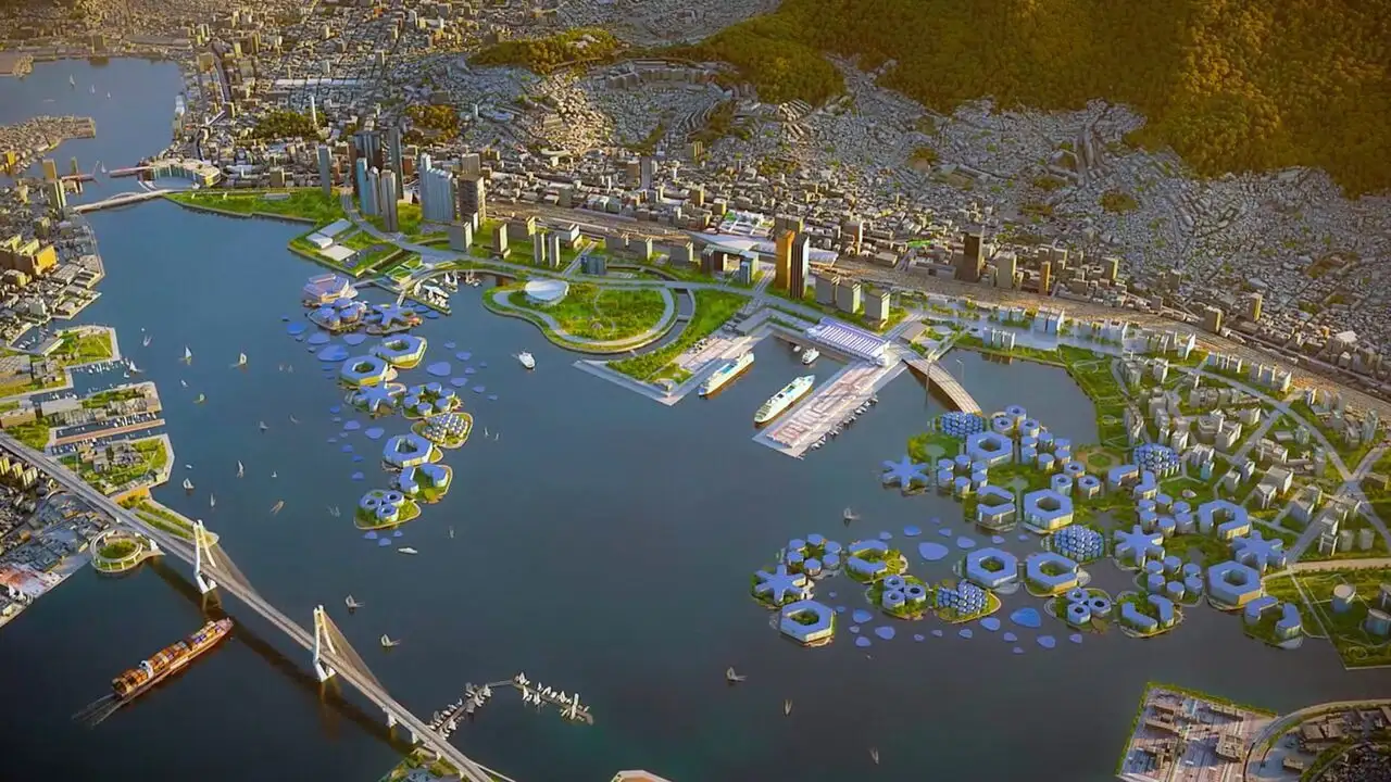 Notre avenir est-il sur l'eau ? – image d’arrière-plan