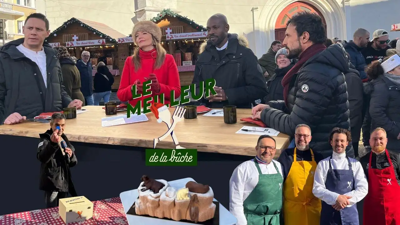 Le meilleur de la bûche de Noël – image d’arrière-plan