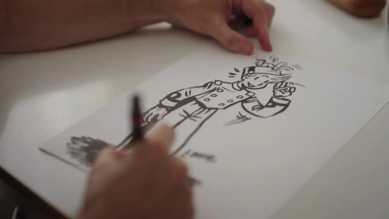 Spirou contre les nazis – image d’arrière-plan