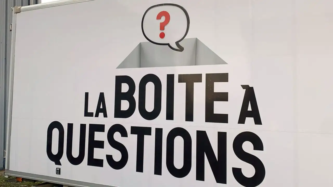 La boîte à questions – image d’arrière-plan