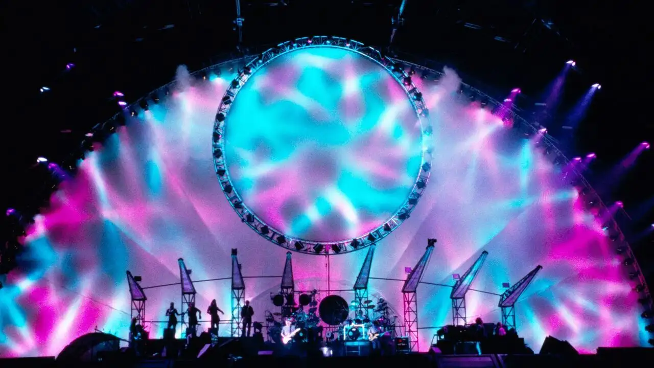 Pink Floyd, P.U.L.S.E. – image d’arrière-plan