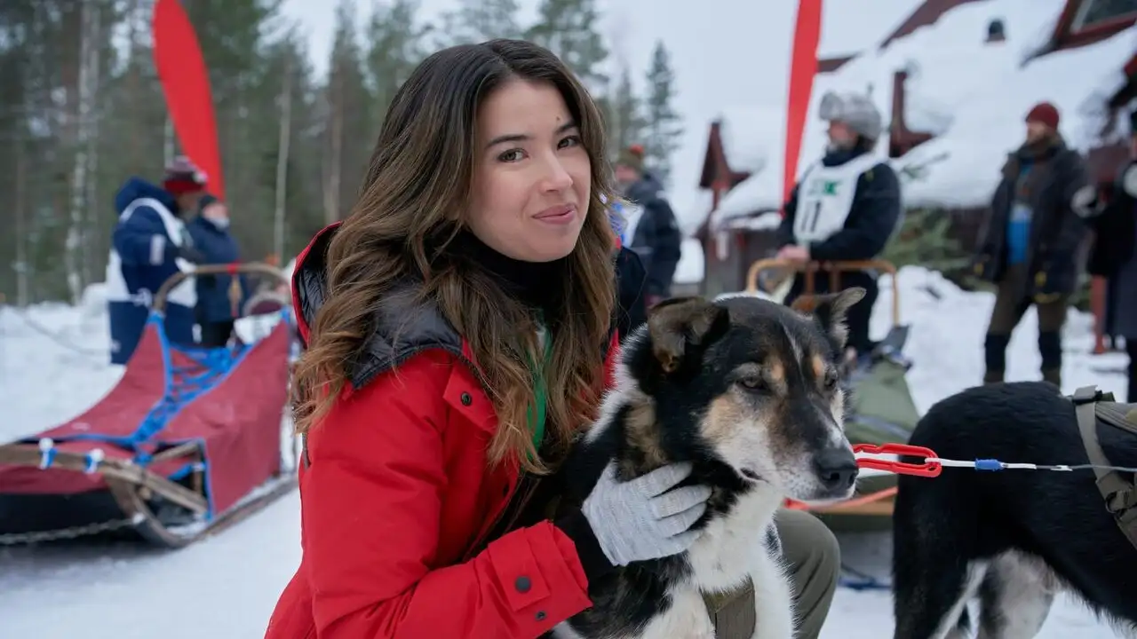 Noël dans le Grand Nord – image d’arrière-plan