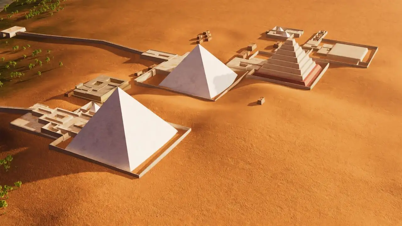 Les pyramides perdues des Rois soleil – image d’arrière-plan