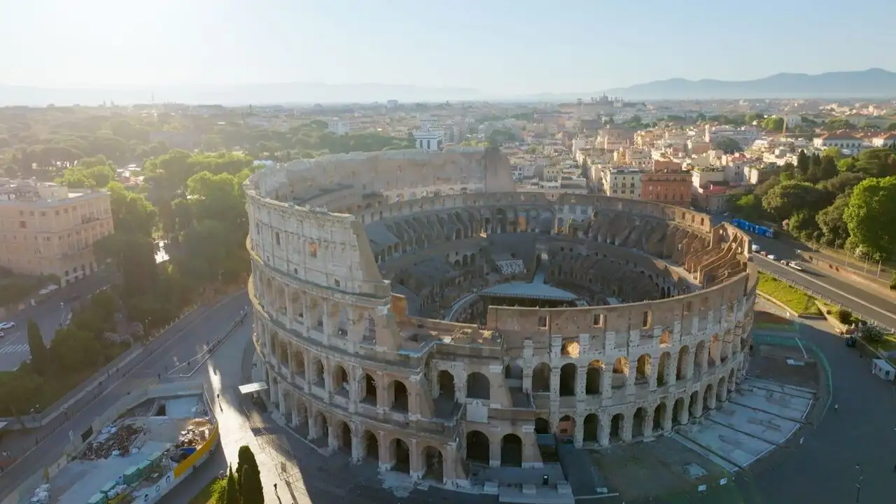 Rome, sous les pavés, l'histoire – image d’arrière-plan