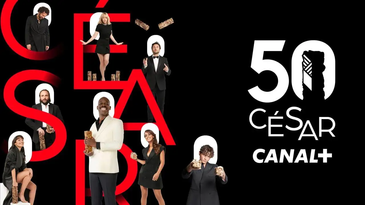 50e cérémonie des César 2025 - Tapis rouge des César – image d’arrière-plan