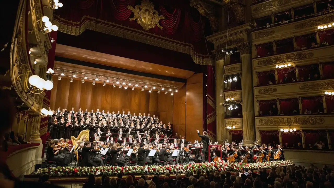 Gala Puccini à la Scala de Milan – image d’arrière-plan