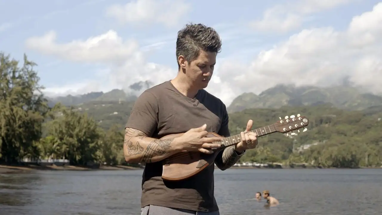 Il n'y a pas de ukulele triste – image d’arrière-plan