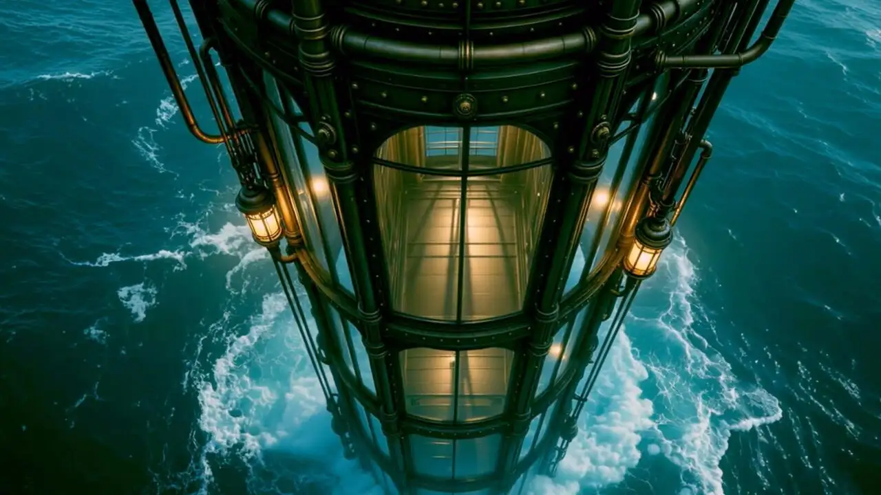 Ascenseur pour les abysses : Expédition au fond des océans – image d’arrière-plan