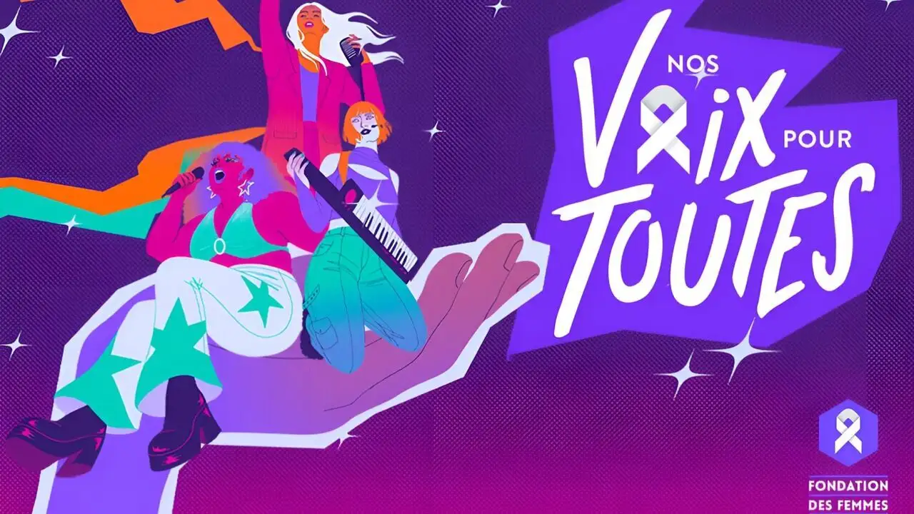 Nos voix pour toutes : Le grand show solidaire pour les droits des femmes – image d’arrière-plan