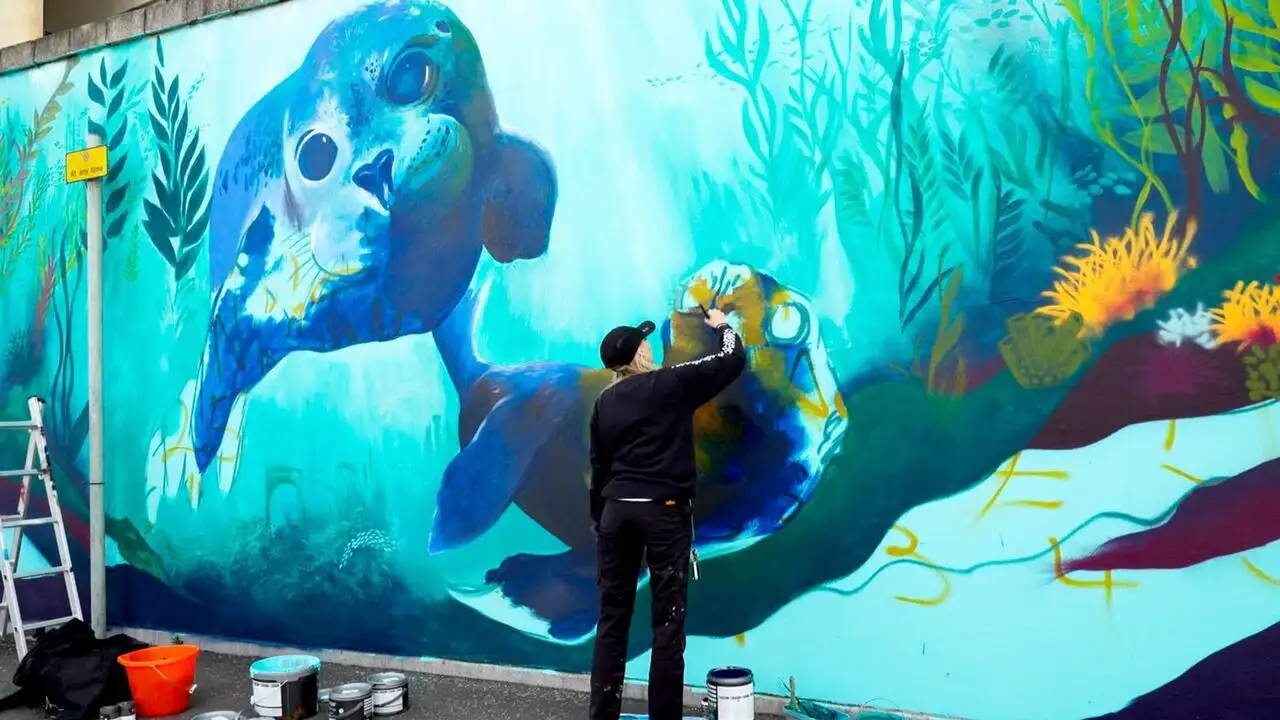 Belfast, ville du street art – image d’arrière-plan