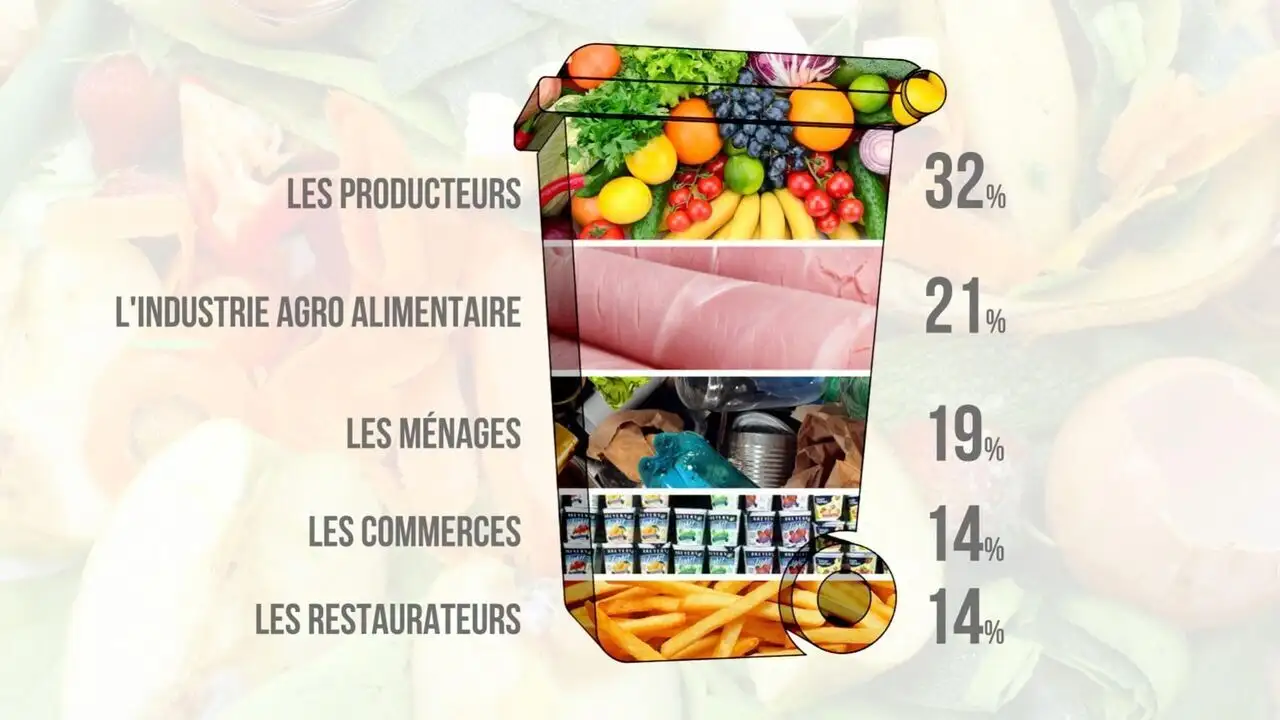 Aliments, rien ne se jette, tout se transforme – image d’arrière-plan
