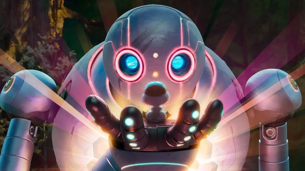 Le robot sauvage – image d’arrière-plan
