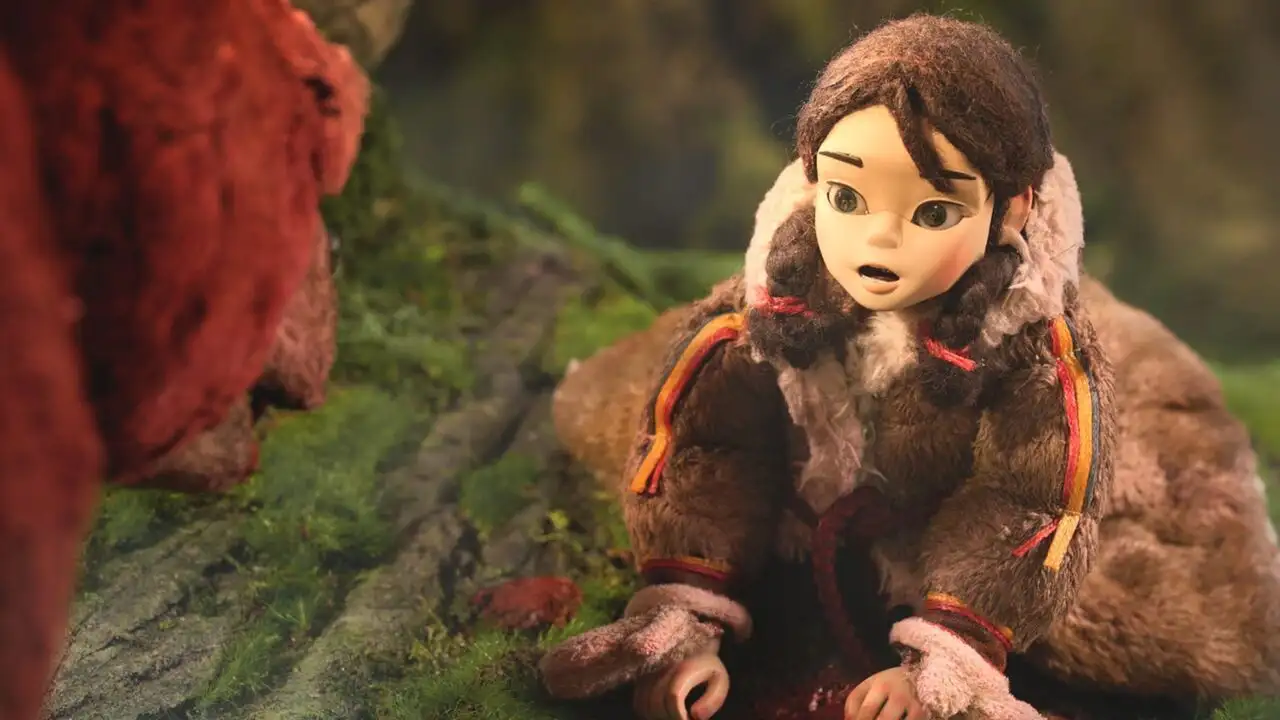 Krisha et le maître de la forêt – image d’arrière-plan