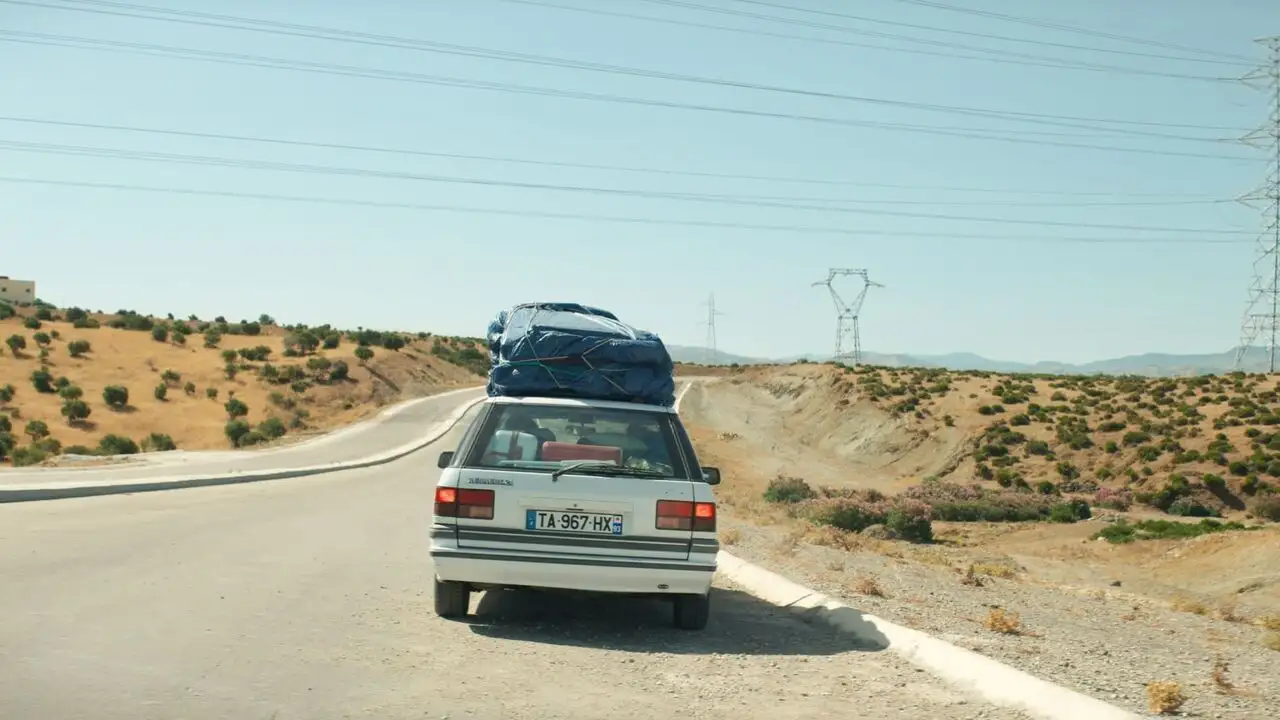 Sur la route de papa – image d’arrière-plan
