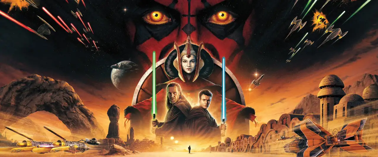 Star Wars, épisode I - La Menace fantôme - Toute saga a un commencement. – image d’arrière-plan