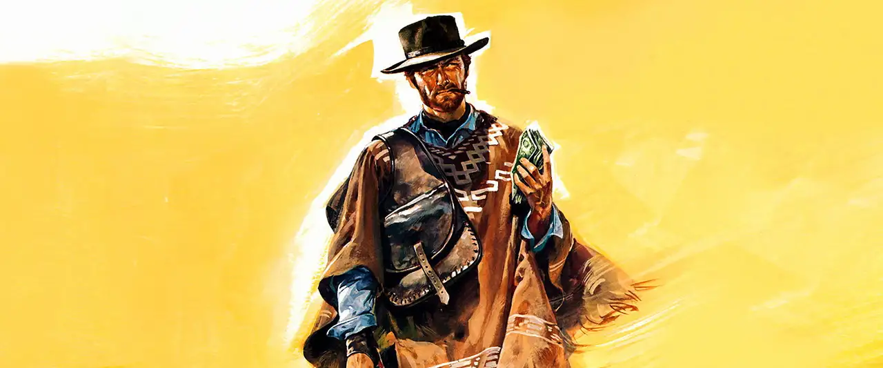 Pour une poignée de dollars - À sa manière, il est peut-être l’homme le plus dangereux qui ait jamais vécu ! – image d’arrière-plan