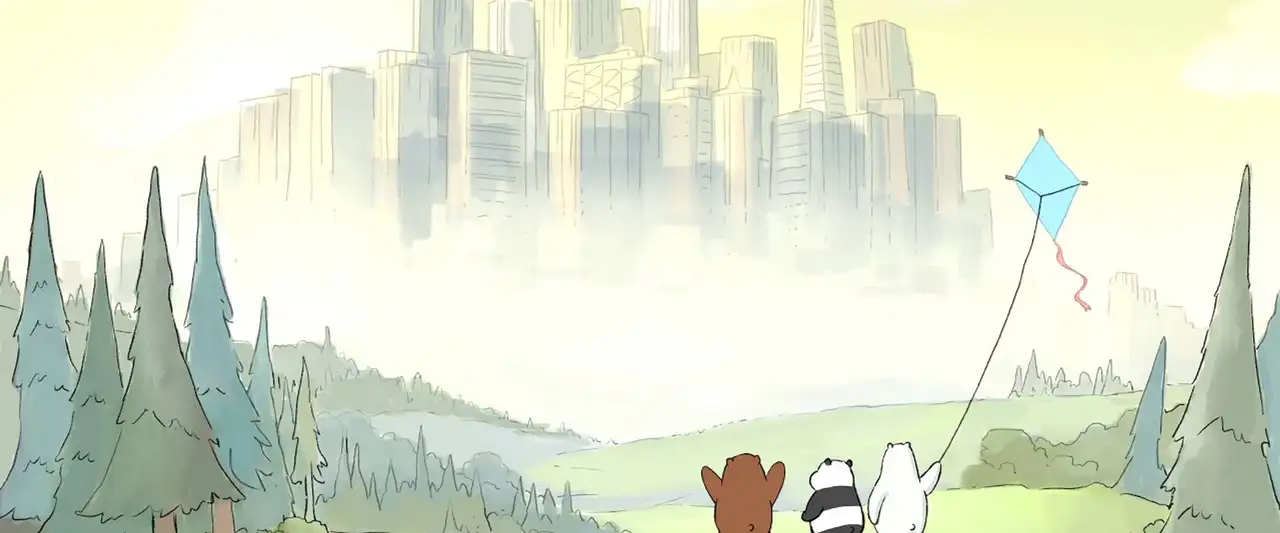We Bare Bears - Saison 2 - La symphonie de Charlie. - Retouches photos. - Recherche toilettes désespérément. - Panda cherche le sommeil. - Le parcours du combattant – image d’arrière-plan