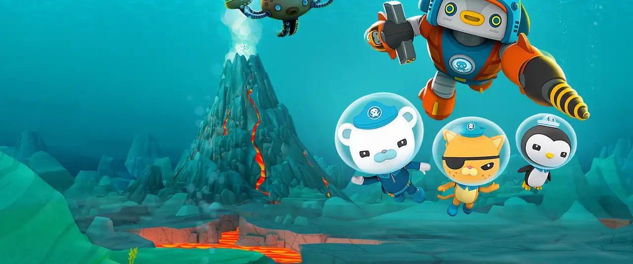 Les Octonauts et la ceinture de feu – image d’arrière-plan