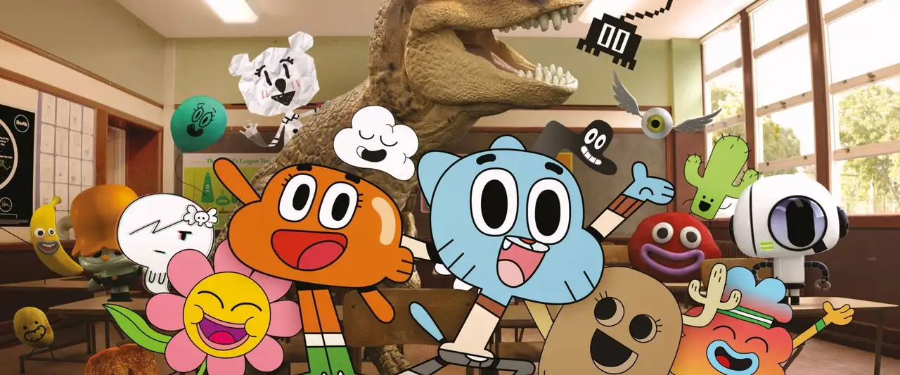 Le monde incroyable de Gumball - Saison 4 - Le téléchargement – image d’arrière-plan
