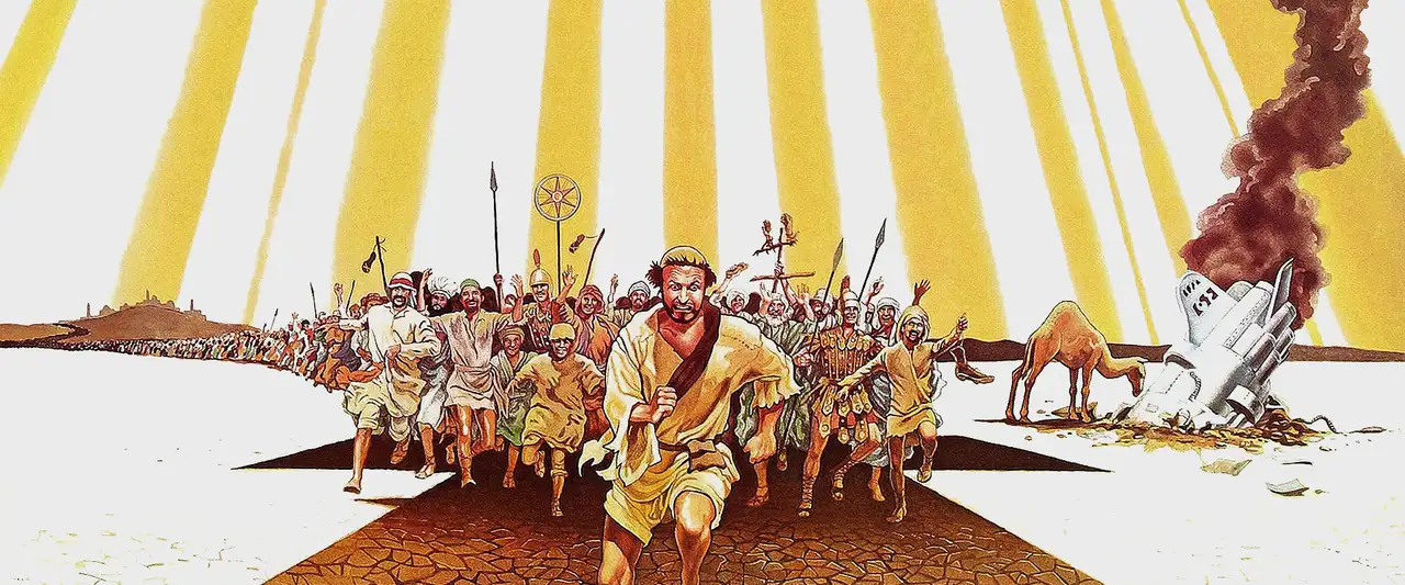 Monty Python : La Vie de Brian - Ce n’était pas le messie. C’était un garçon très méchant. – image d’arrière-plan