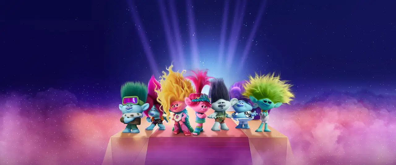 Les Trolls 3 - De nouveaux trolls font leur apparition. – image d’arrière-plan