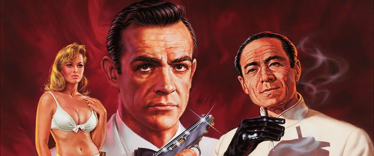 James Bond 007 contre Dr. No - Rencontrez maintenant le gentleman-espion le plus extraordinaire de toute la fiction ! – image d’arrière-plan