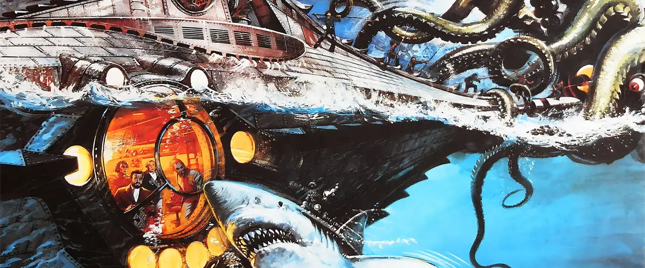 20 000 Lieues sous les mers - Le film le plus puissant de tous! – image d’arrière-plan