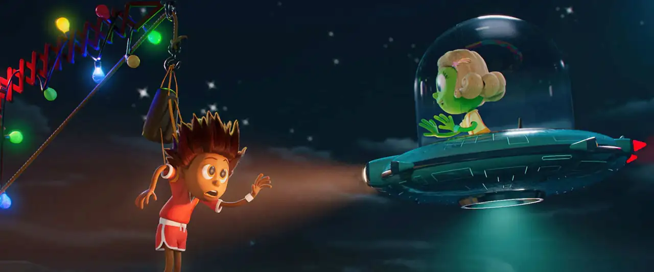 Extra : Allan, Britney et le vaisseau spatial - Une aventure extra (terrestre) ! – image d’arrière-plan