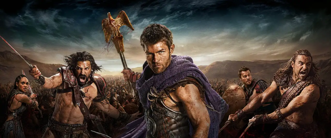 Spartacus : le sang des gladiateurs - Saison 1 - Le serpent rouge (version édulcorée) – image d’arrière-plan