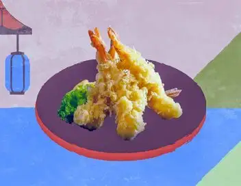 Voyage en cuisine - Japon : le tempura – affiche