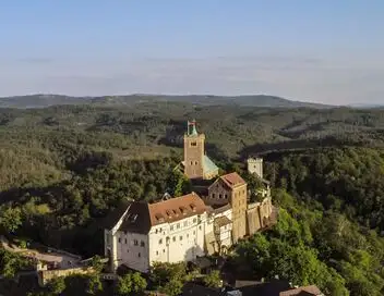 Un château idéal : la Wartbourg – affiche