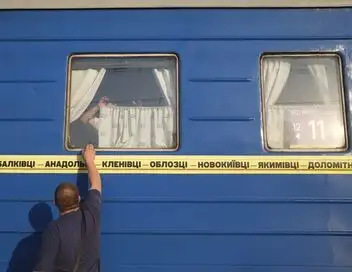 Des trains dans la guerre – affiche