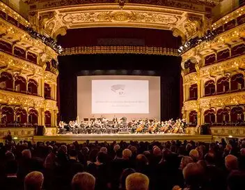 L'Orchestre philharmonique de Berlin à Bari : Concert pour l'Europe 2025 – affiche