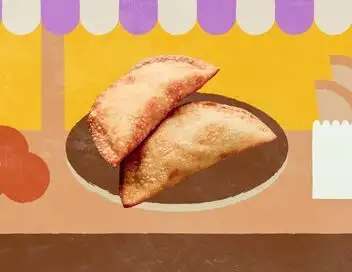 Voyage en cuisine - Brésil : le pastel de feira – affiche