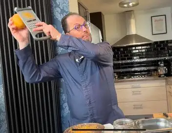 Homard et cordon bleu - Dans la cuisine de Xavier – affiche