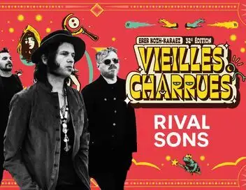 Rival Sons en concert aux Vieilles Charrues 2024 – affiche