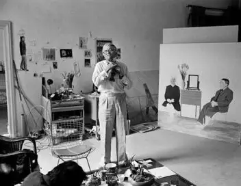 David Hockney : le temps retrouvé – affiche