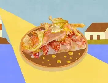 Voyage en cuisine - Bretagne : le homard breton – affiche