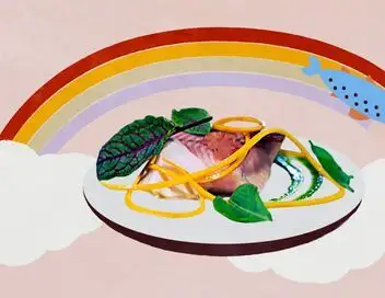 Voyage en cuisine - Aubrac : la truite – affiche