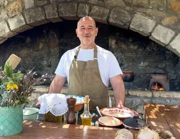 Voyage en cuisine - Crète : le dakos – affiche