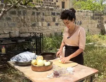 Voyage en cuisine - Jordanie : le musakhan – affiche