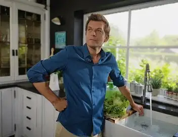 Petits plats en équilibre été - Boulettes de boeuf en brochette – affiche