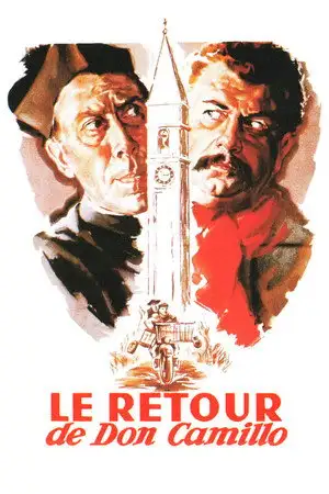 Le Retour de Don Camillo - Attention Don Camillo revient et retrouve Peppone – affiche