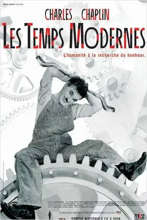 Les Temps Modernes - L'humanité à la recherche du bonheur. – affiche