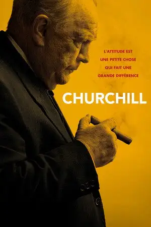 Churchill - L'attitude est une petite chose qui fait une grande différence – affiche