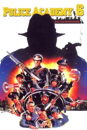 Police Academy 6 : S.O.S. Ville en état de choc - Ces écervelés veulent la tête du cerveau du crime. – affiche