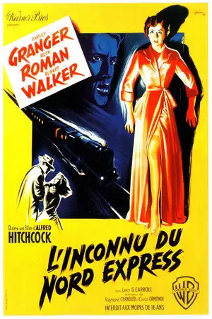 L'Inconnu du Nord-Express - Tout commence par le cri strident d’un sifflet de train... et se termine sur une agitation hurlante ! – affiche
