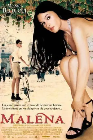 Malèna - Trop jeune pour être veuve, trop belle pour être seule. – affiche