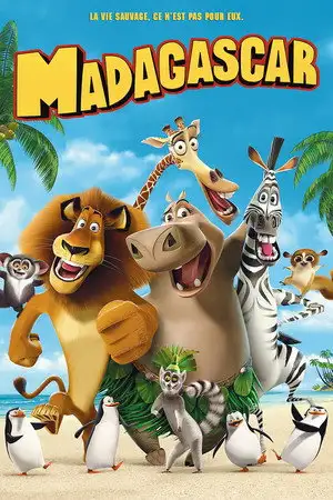 Madagascar - La vie sauvage, ce n'est pas pour eux. – affiche