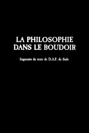 La philosophie dans le boudoir – affiche